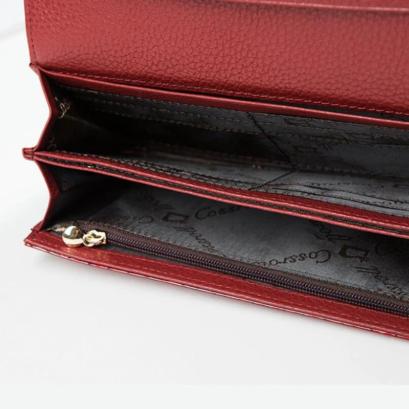 Cossroll Новый Для женщин кошельки женский Пояса из натуральной кожи кошелек Элитный