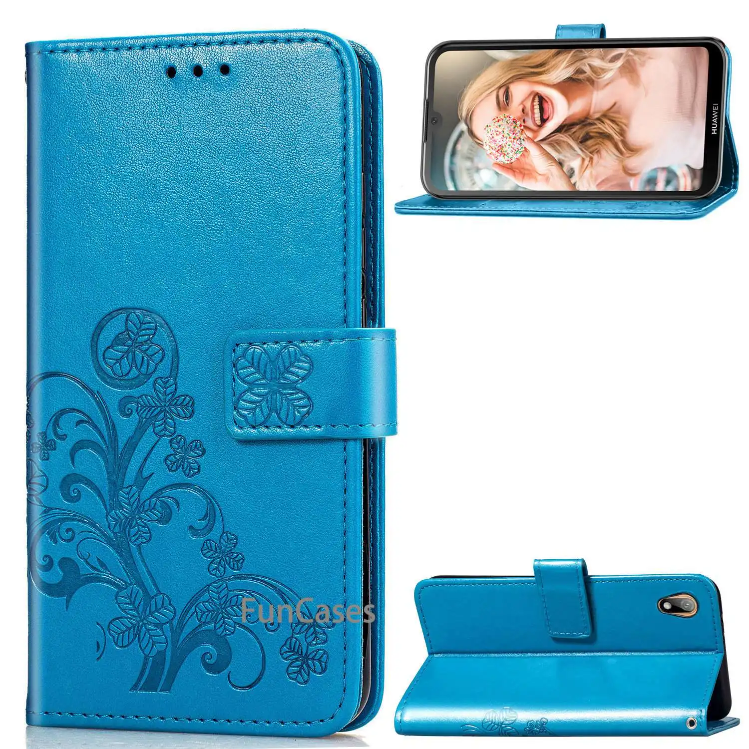 Для huawei Y5 2019 Чехол Флип Бумажник Бизнес кожаный чехол для телефона Fundas