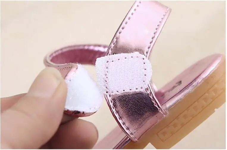 Летние сандалии для девочек яркая детская обувь из мягкой искусственной