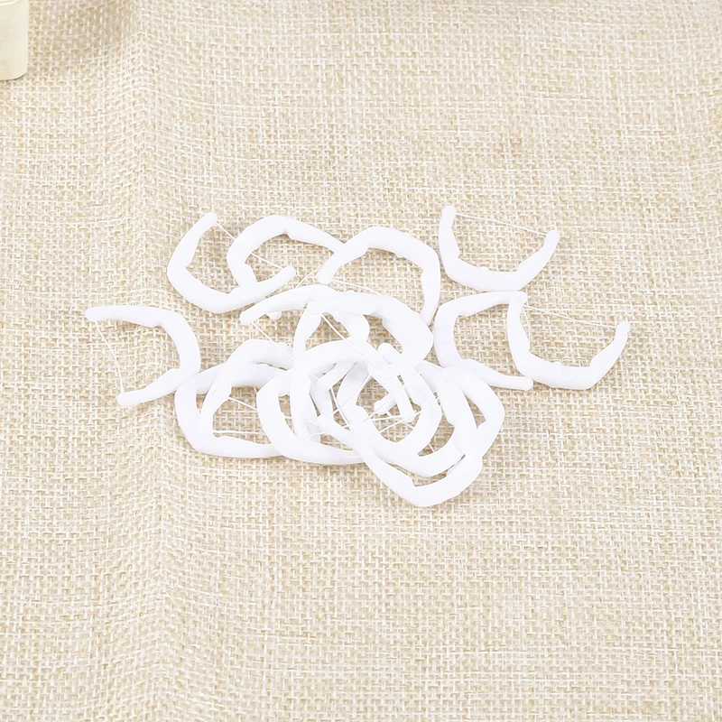 1 комплект белая нить палочки для чистки зубов гигиена полости рта уход за зубами