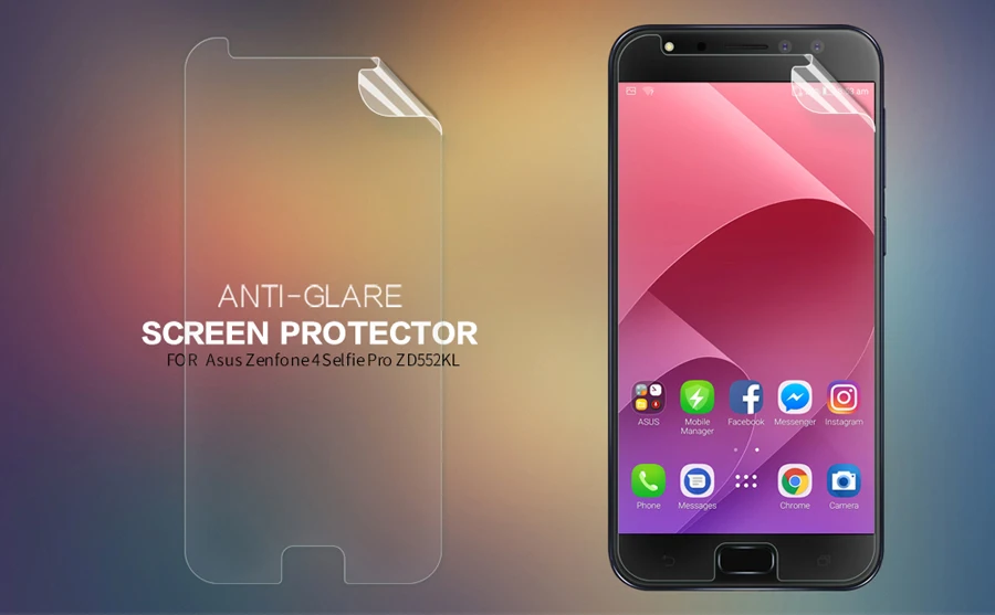 2 шт./лот для Asus Zenfone 4 Selfie Pro ZD552KL NILLKIN Супер прозрачная защитная пленка против