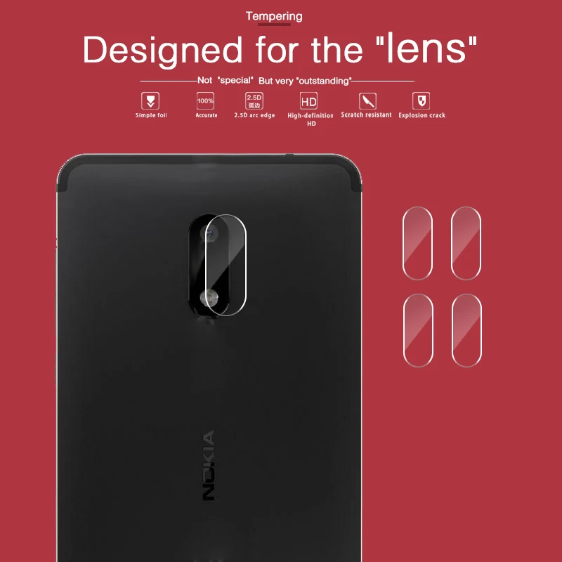 Задняя пленка для объектива камеры Nokia 5 6 8 TA 1024 1027 1044 1053 1000 1003 1025 1039 1012 закаленное
