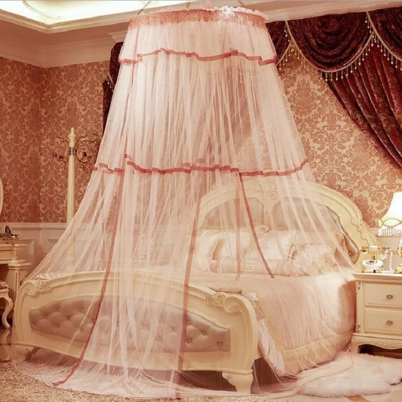 Принцесса висящий купол дворца москитная сетка студентов насекомое двойная