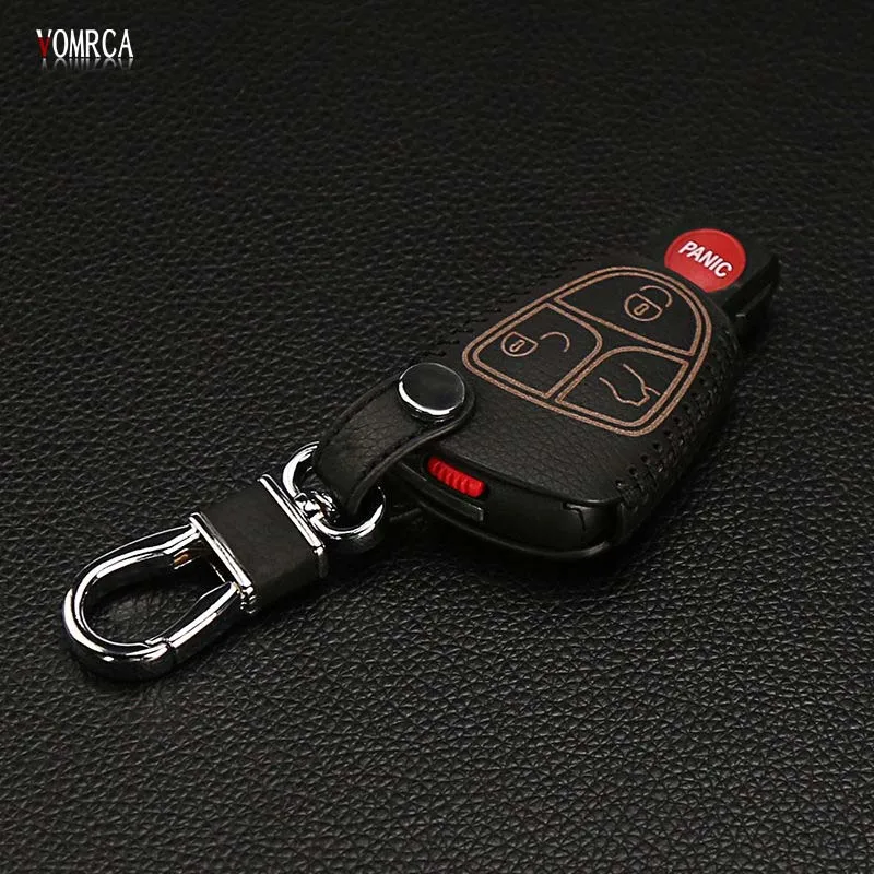 Лидер продаж 2016 брелок для ключей с кожаным ремешком Benz B C E ML S CLK CL 3B 3BT AMG 3 кнопками