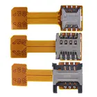 Гибридный двойной сим-карты Micro SD адаптер для forAndroid удлинитель для телефона Nano Mic