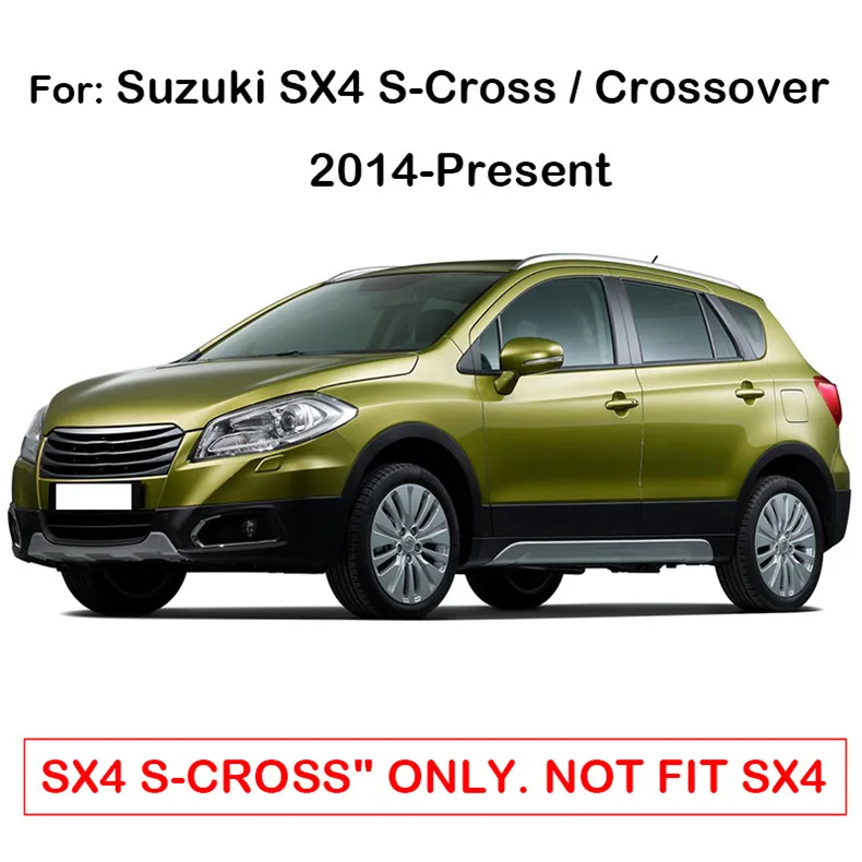 Обновленные кожаные автомобильные коврики для Suzuki NEW SX4 S Cross Crossover 2014 2018 накладки