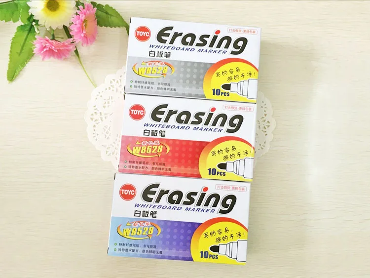 10 шт. оптовая продажа канцелярских товаров стираемая белая доска ручка на водной