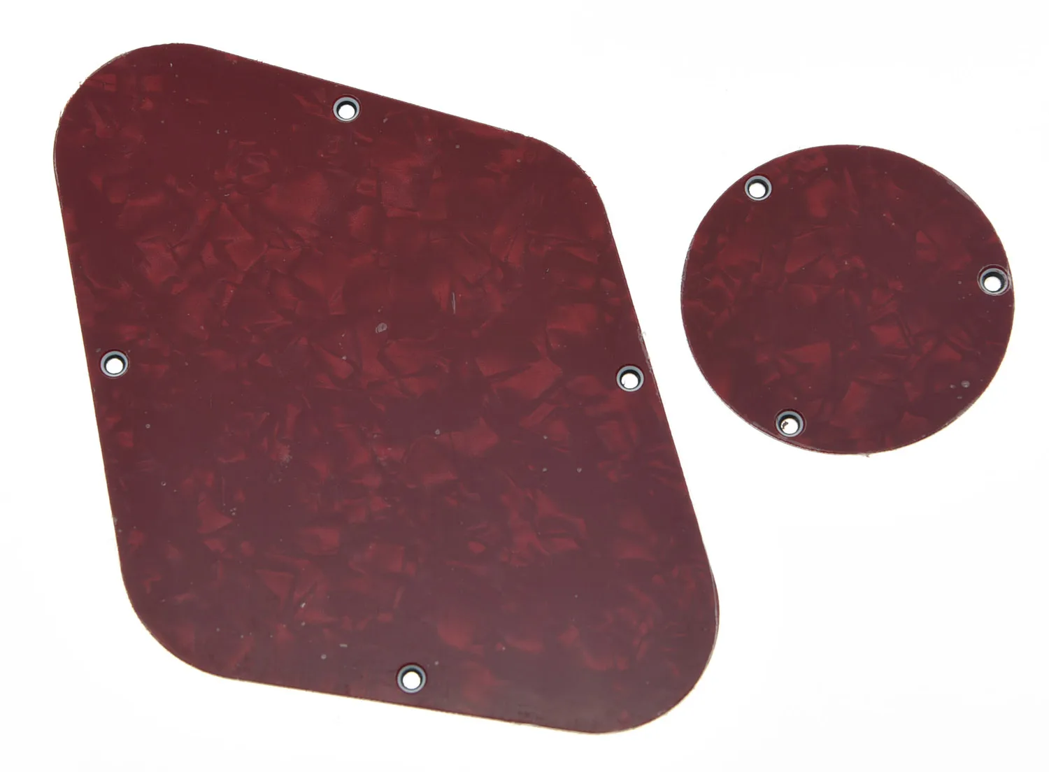 

Dopro Red Pearl LP Rear Control & Switch Plate Cavity Cover For Epi LP