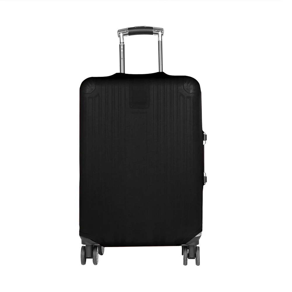 black 18-20 дюймов карамельный цвет Дорожный багажный чехол для костюма чехол против царапин пылезащитный чехол на колесиках эластичный чехол для костюма s Защита багажа - Цвет: black