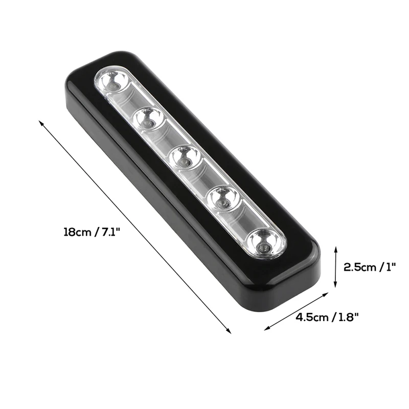 Беспроводной настенный светильник mini 5 свет в ночь шкаф лампы Батарея домашнего