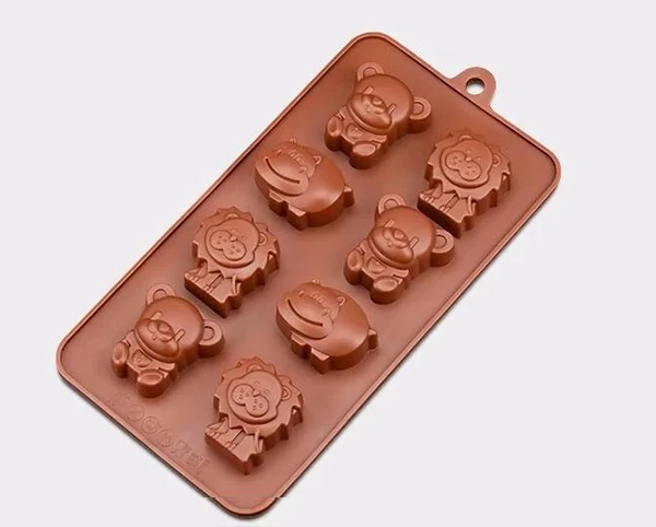 21X11.3X2.2CM SILIKOLOVE шоколадные формы для украшения торта инструменты 3D конфеты клейкий силиконовая форма для десерта форма для выпечки DIY поднос для печенья для торта ремесло - Цвет: 21X11.3X2.2CM