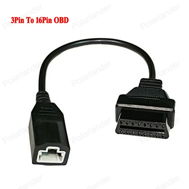 Для H onda OBD Профессиональный тестовый адаптер 3 контактный разъем авто OBD2 Услуги