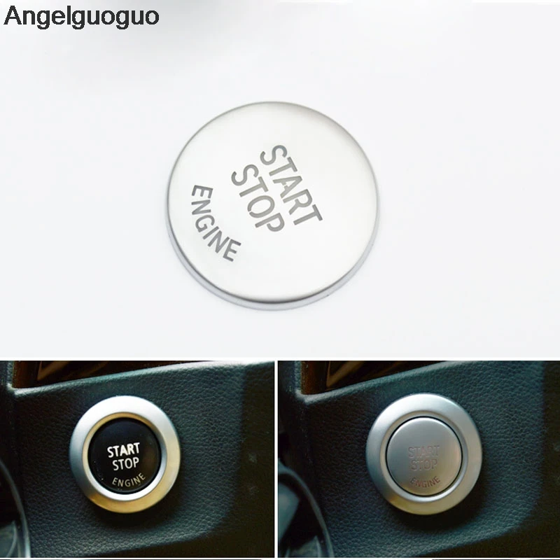 Наклейки на кнопки включения и остановки двигателя для BMW 5 серии E60 / 3 E90 E92