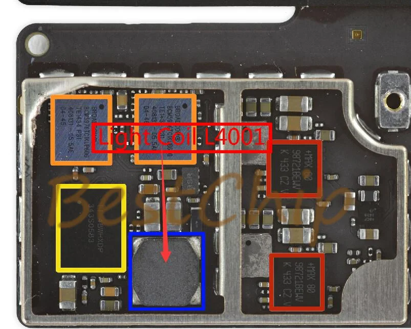 5 шт./лот для iPad 6 ipad air 2 air2 L4001 световая подсветка катушка индуктор|lot lot|lot 5pcs |