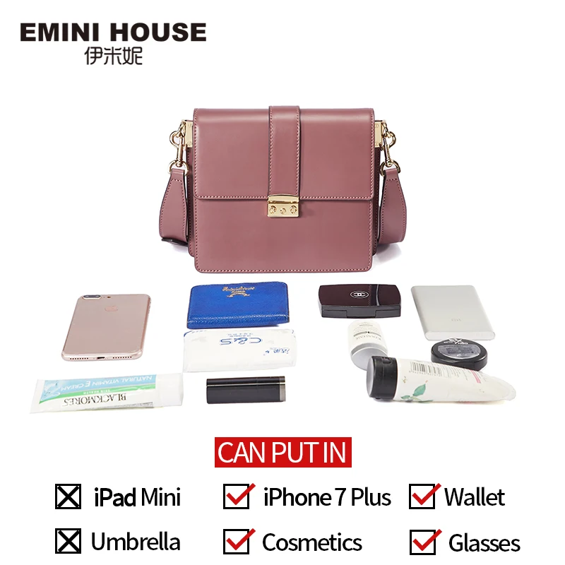 EMINI HOUSE сумки через плечо для женщин Роскошные женские дизайнерские Висячие