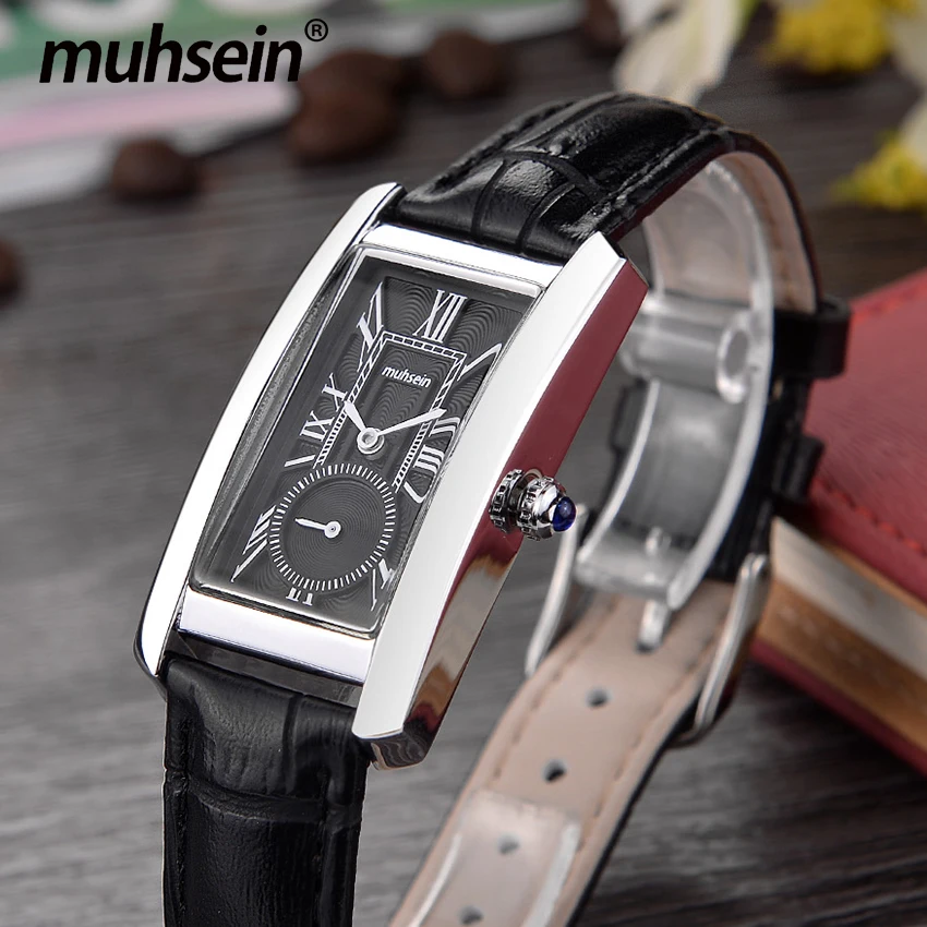 Muhsein повседневные деловые часы водонепроницаемые кварцевые модные женские с