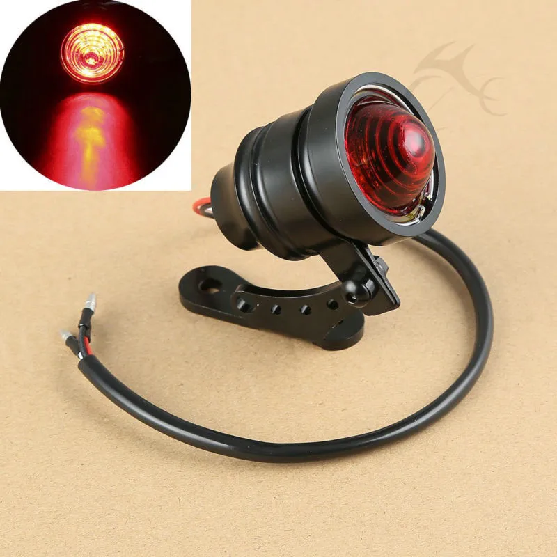 

Мотоцикл пуля светодиодный фонарь светильник Сталь Пьедестал Для Harley Bobber Cafe Racer Universal