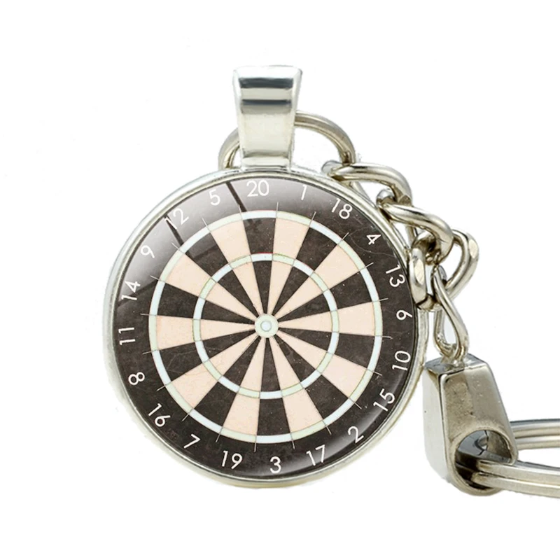Винтажный Dartboard брелок ювелирный Dart Target игра дротик спортивный держатель для