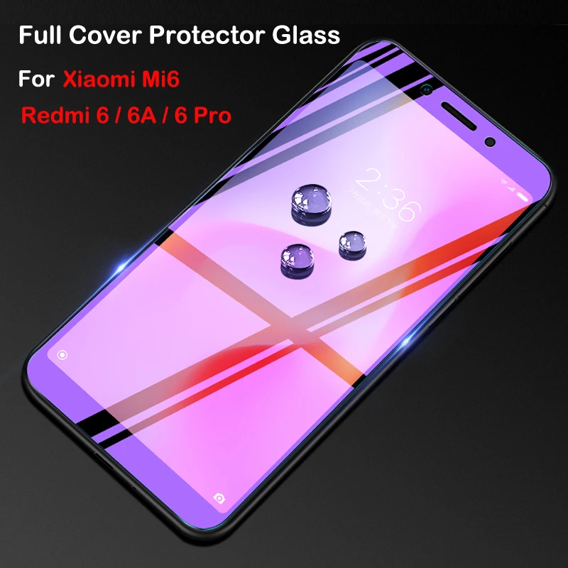 Redmi 6A закаленное стекло Xiaomi Защитная пленка для экрана Защитное Xiomi глобальная