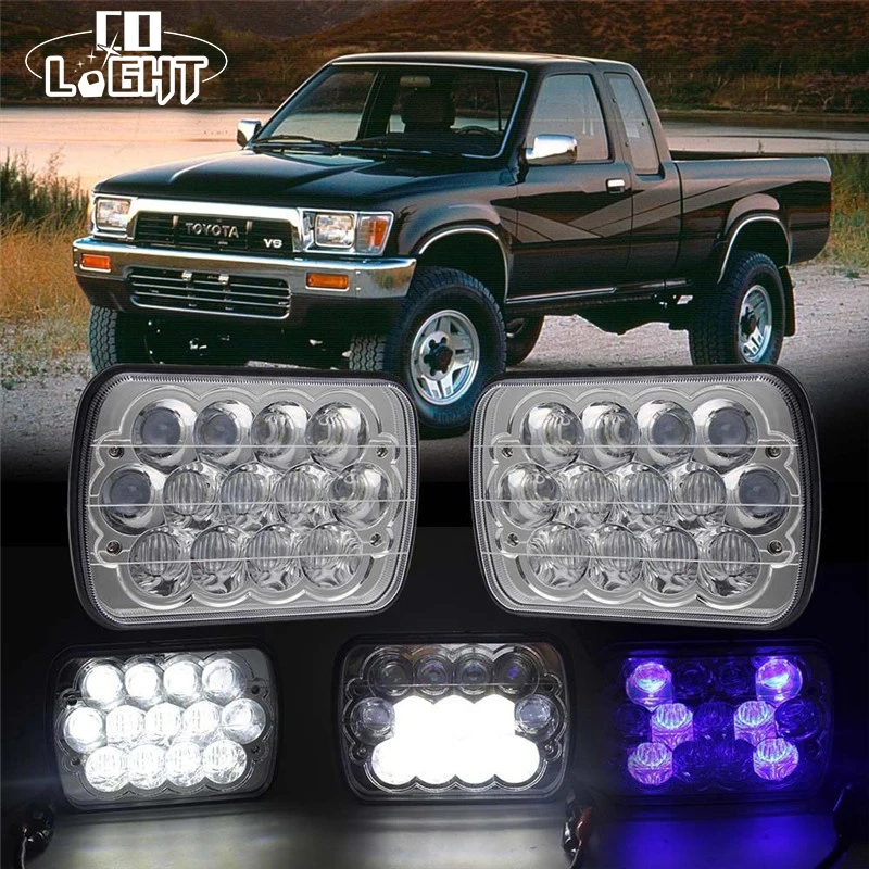 Светодиодные фары CO LIGHT 1 пара 5X7 7X6 герметичный луч 39 Вт 21 H4 замена для пикапа 12 В 24