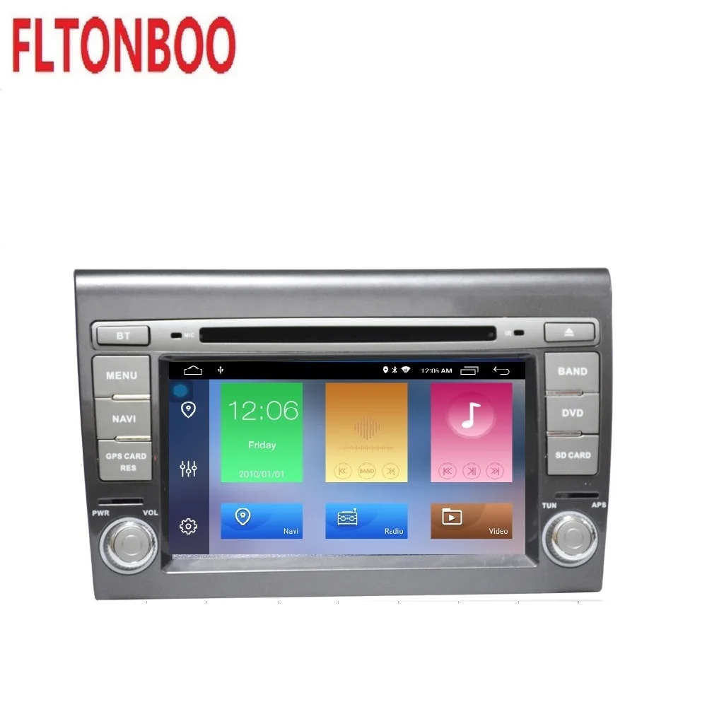 7 дюймов 2 din android 10 Автомобильный gps навигатор для fiat Bravo 2007 - 2011 радио wifi