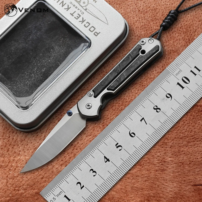 Kevin John small sebenza 21 складной нож M390 лезвие TC4 титановая ручка Открытый Кемпинг Охота