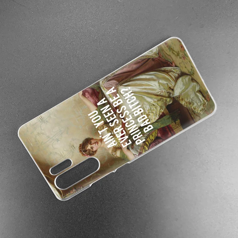 Забавный чехол Mona Lisa для Huawei P20 P30 P Smart 2019 Nova 4 3i P10 P9 P8 Mate 10 20 lite Pro Mini жесткий телефона