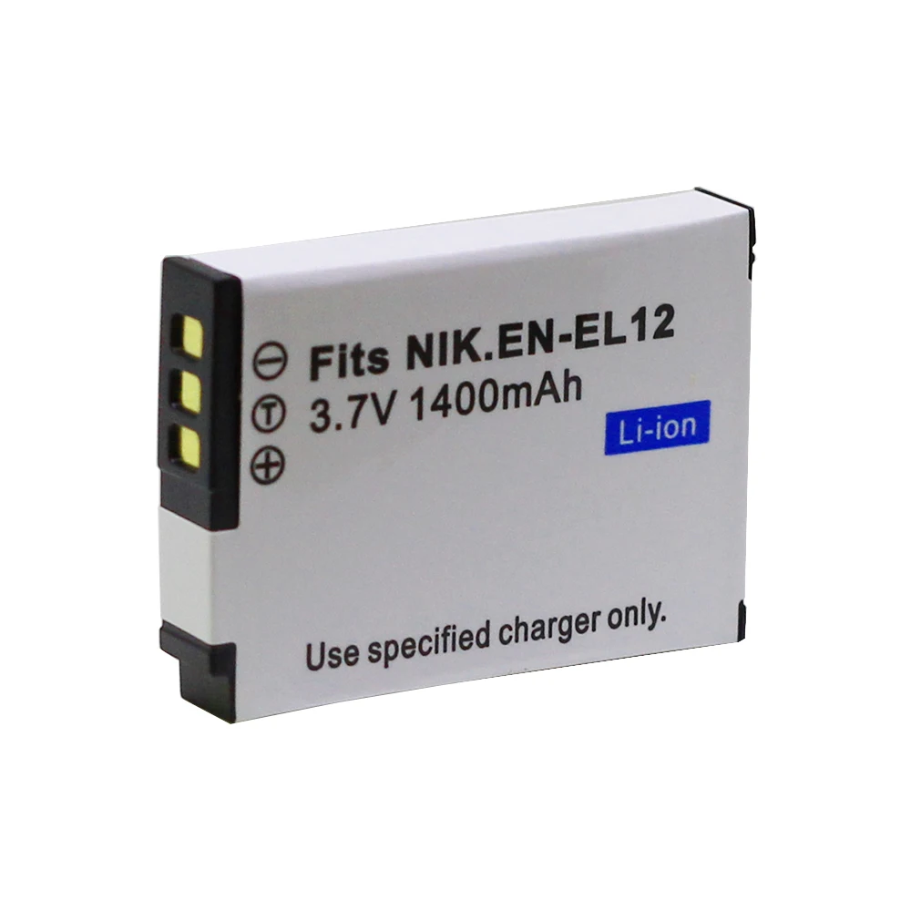2 шт. 1400 мАч EN-EL12 батарея bateria EN EL12 для Nikon COOLPIX S9100 S9200 S9050 P300 P310 P330 S6200 S6300 S9400 S9500 S8200 |