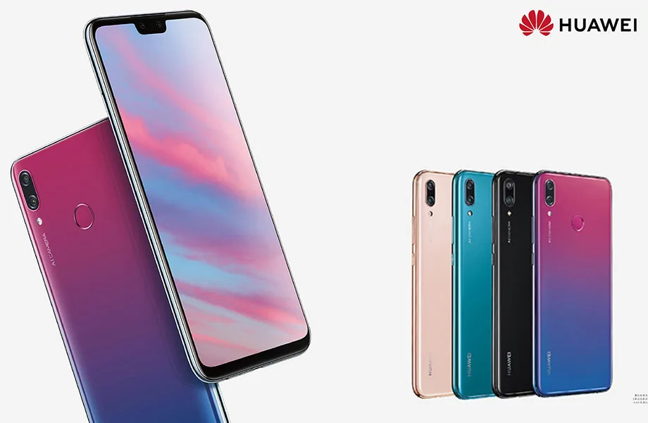 Мобильный телефон huawei Y9 Enjoy 9 plus, 6,5 '', 4 ГБ, 64 ГБ, Kirin 710, четыре ядра, 4000 мАч, Android 8,1, разблокировка отпечатков пальцев