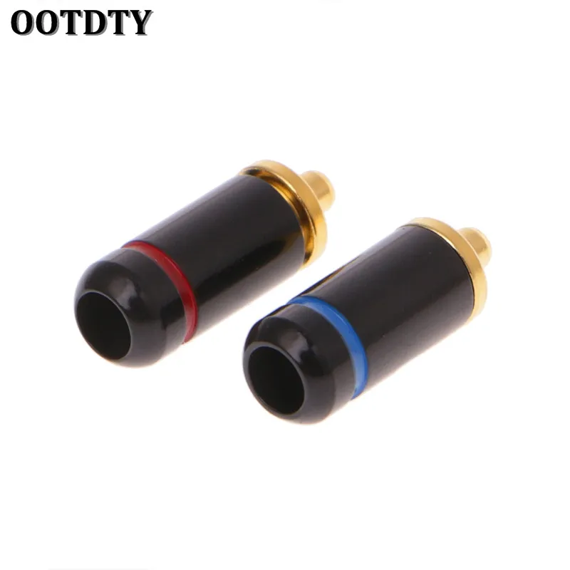 OOTDTY 1 пара черный серебряный 3,2 мм Наушники DIY контактный разъем для MMCX UE900 SE535 SE215 W10 W20 W30