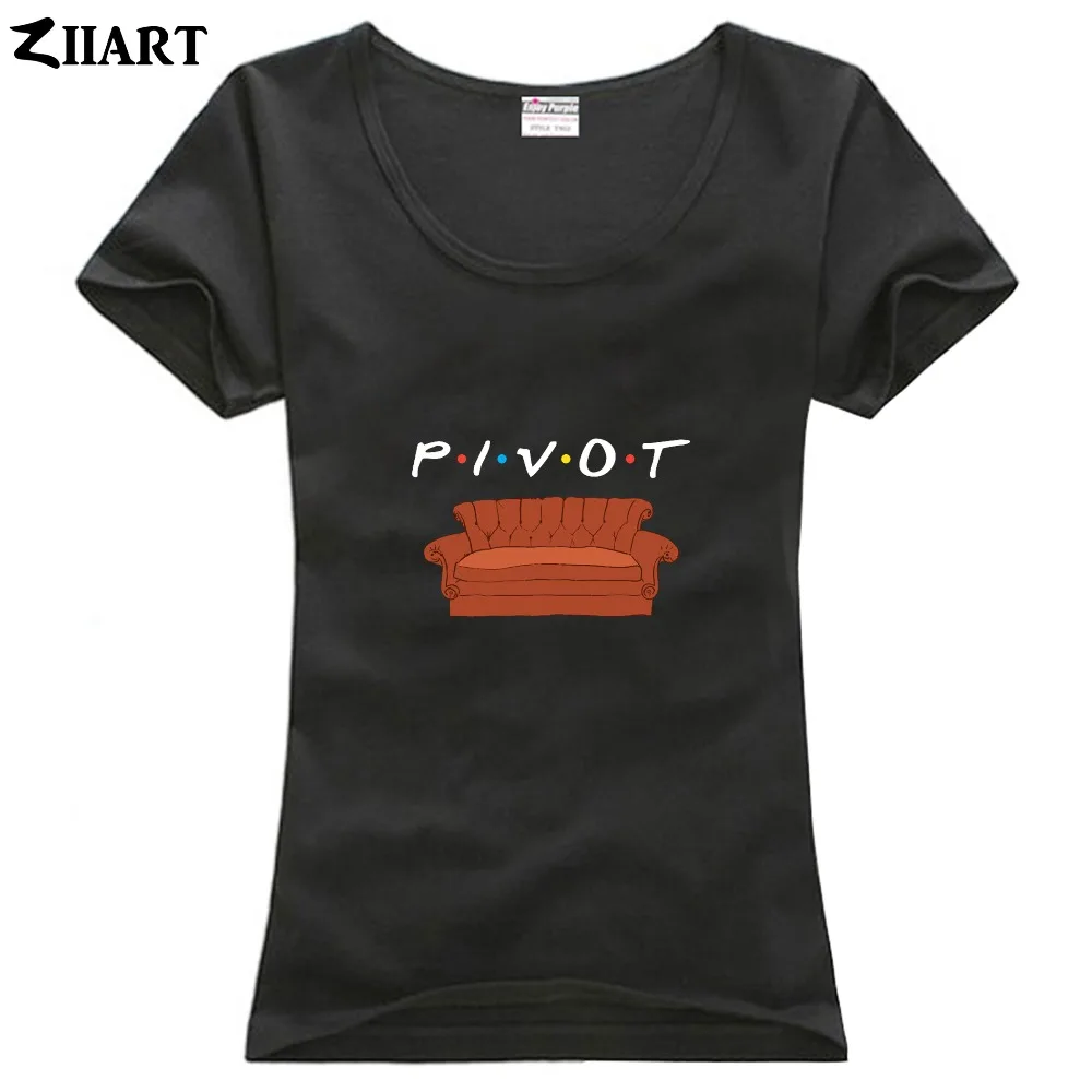 P.i.v.o.t. PIVOT SOFA friends одежда для пары женский o образный вырез хлопковая футболка с