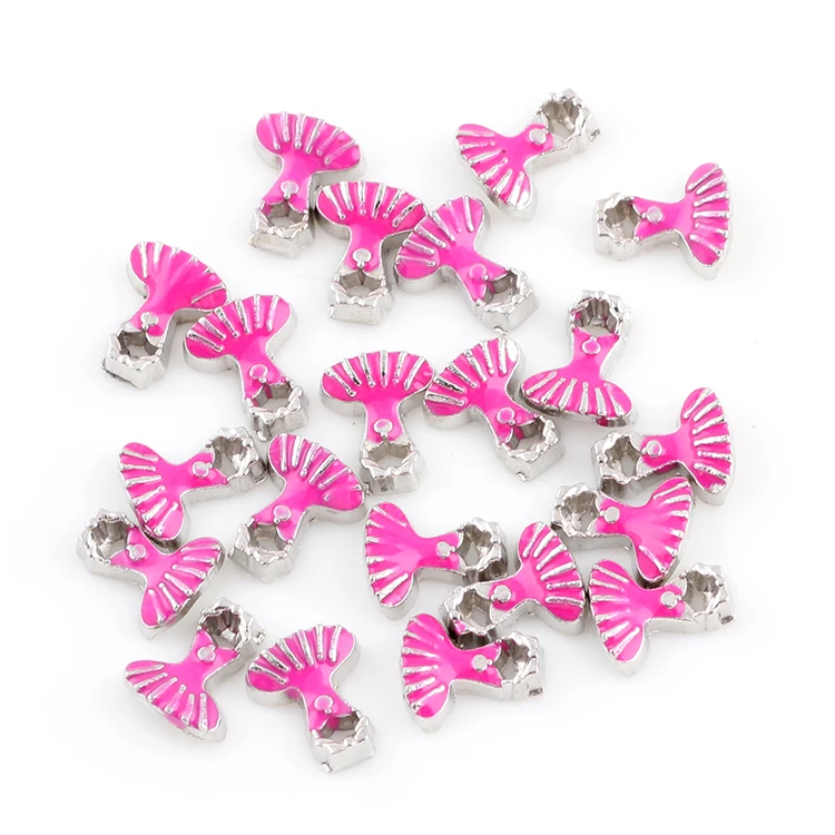 20 шт. эмалированные подвески для стеклянной юбки 9 х7 мм|charm charm|charms for floating locketcharms