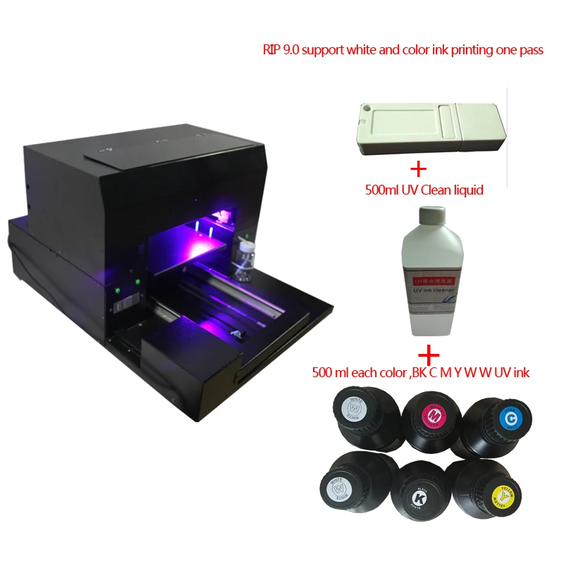 

2017 upgrade A3 size UV printer for phone case &plastic&aluminum &glass &paper etc printing