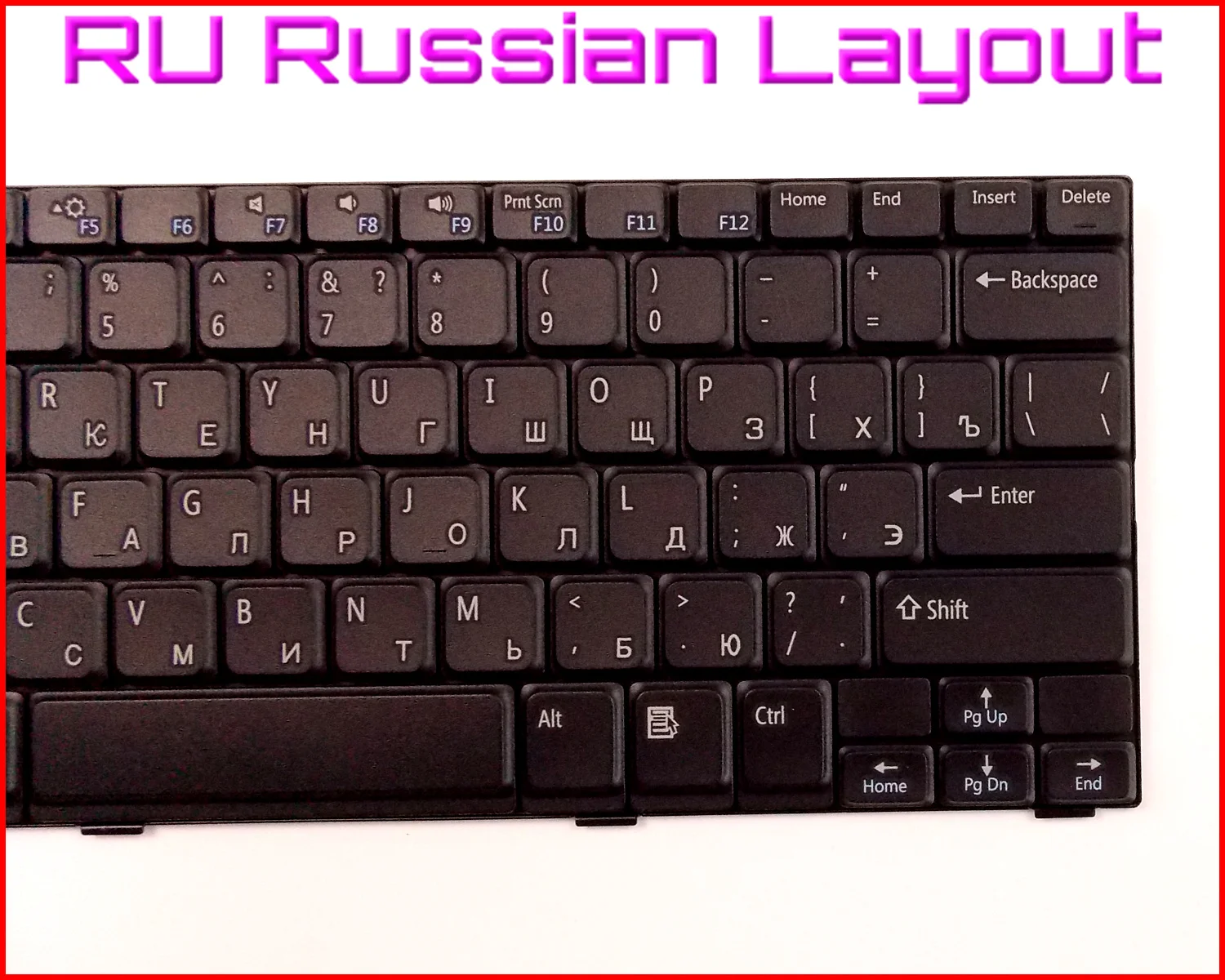 

New Keyboard RU Russian Version for Dell PK130F12A00 V111502DS1 0V3272 5PPVC 05PPVC PK130F11A00 MP-09K6-698 Laptop