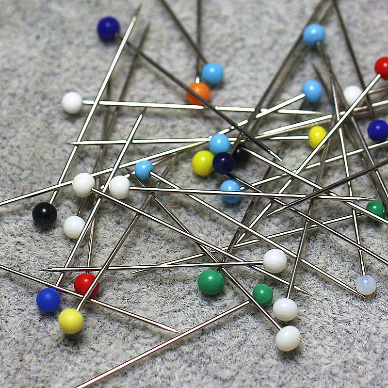 100 шт. круглые швейные булавки с жемчужной головкой женские иглы для флористов