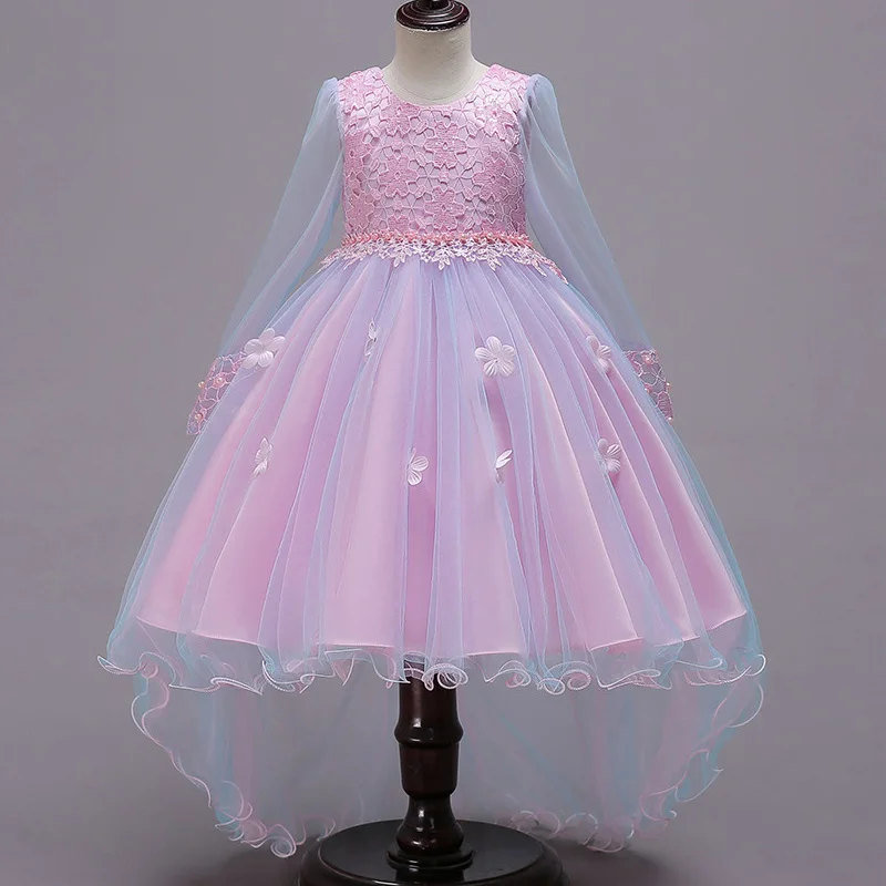 New Kids Dresses For Summer Wedding Girls Dress Chiffon Princess Christmas Party Clothes Toddler Vestido | Детская одежда и обувь