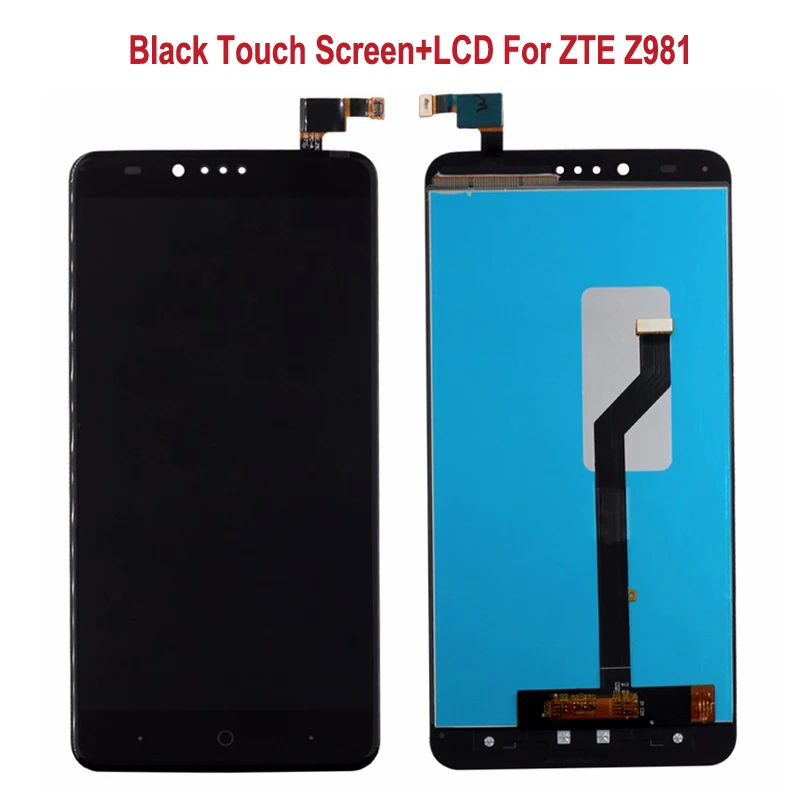 Черный дисплей для zte Zmax Pro Z981 ЖК сенсорный экран дигитайзер стекло сборка Замена