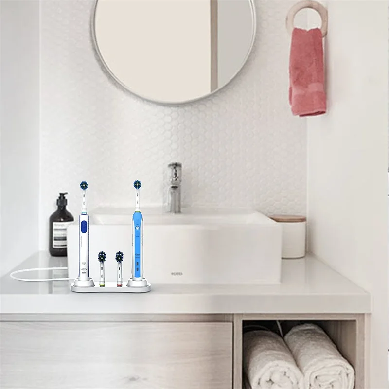 Электрический держатель для зубных щеток подставка с зарядным устройством