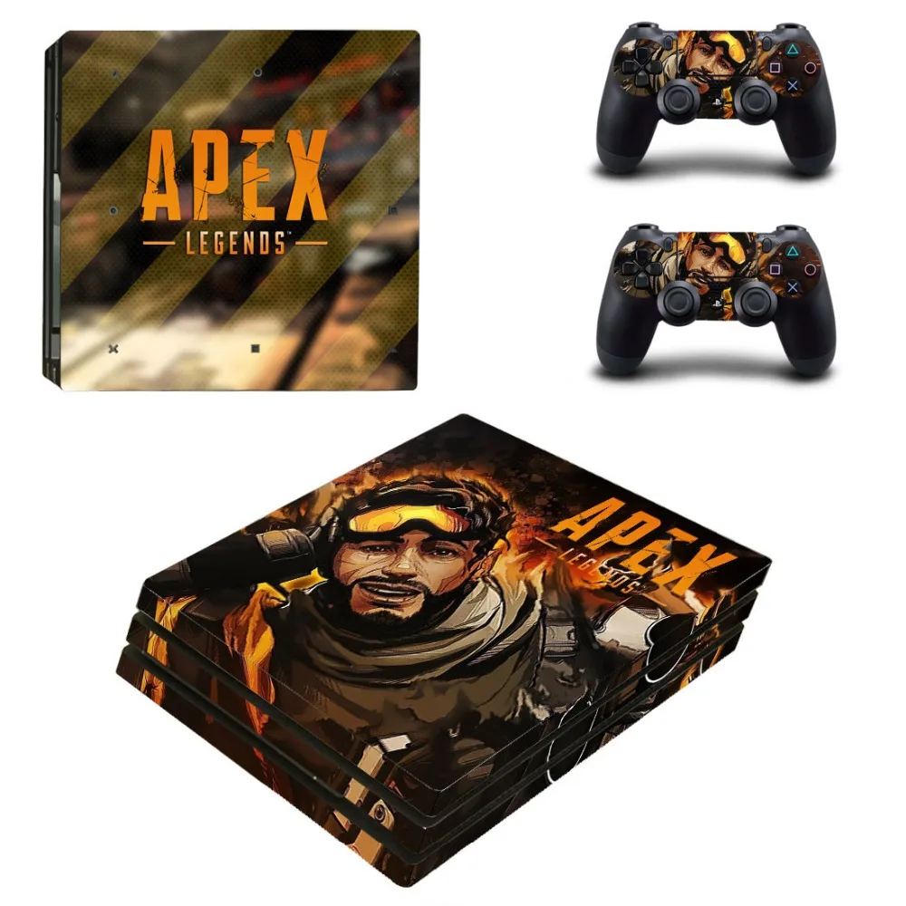 APEX легенды PS4 Pro переводная картинка наклейка для Sony PlayStation 4 консоли и 2 контроллер