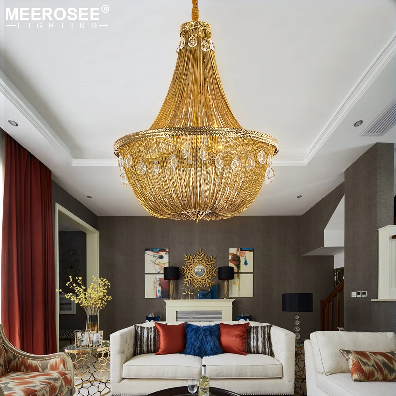 Italian Engineering Design Chandelier Luxury Aluminum Chain Hanging Light for Restaurant Hotel Art Studio Bedroom lamps | Лампы и