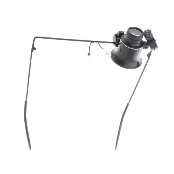 1 шт. ремонт часов Лупа 20X стекло светодиодный светильник кой Бесплатная