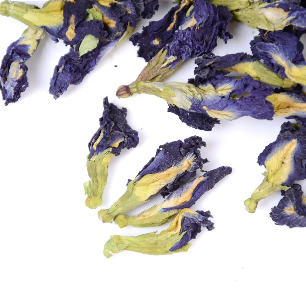2019 чай Clitoria Terna из гороха с синей бабочкой сушеный цветок kordofan Таиланд. Высокое