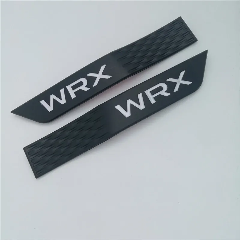 2 шт./компл. для Субару WRX ИППП 3D знак украшение автомобиля Fender юбка Наклейка Автомобильные наклейки на крылья стайлинга автомобилей - Цвет: MATTE WHITE