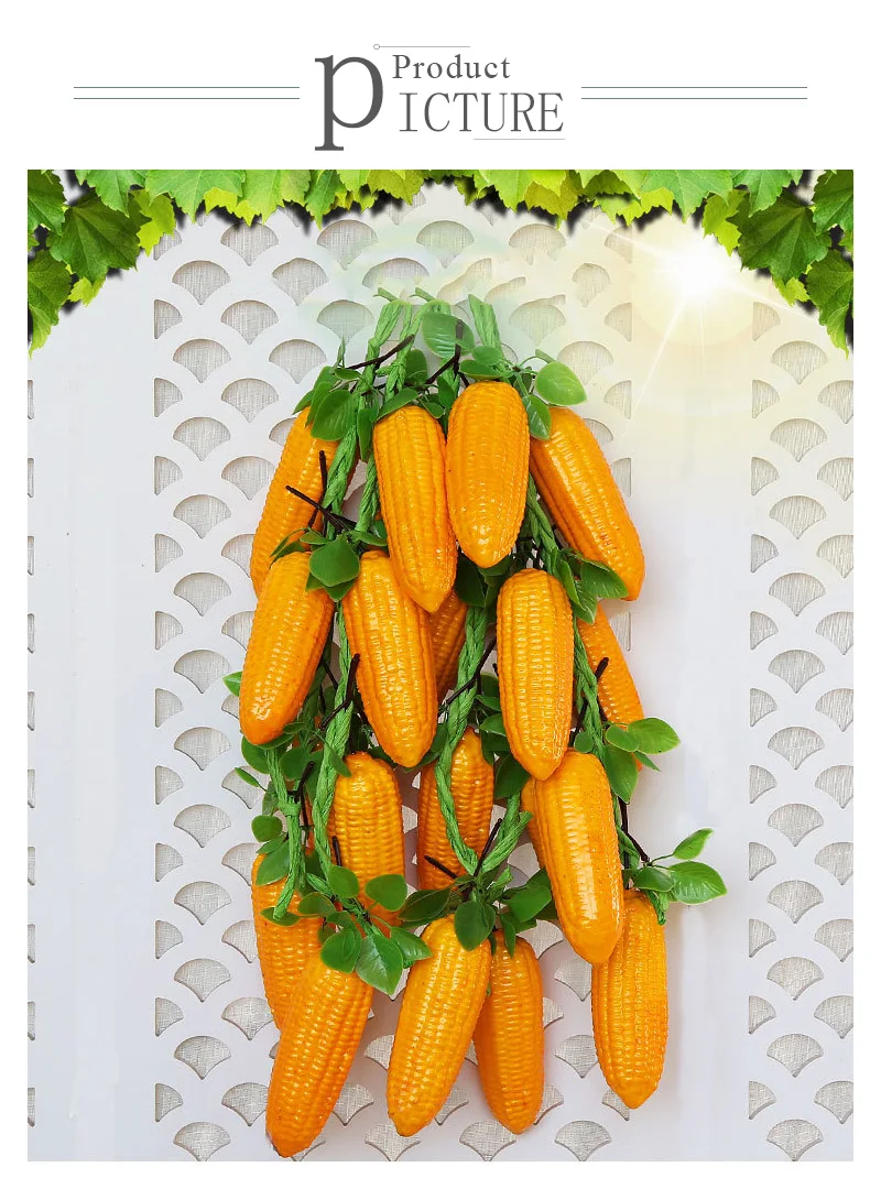 Искусственные фигурки кукурузы из искусственной кожи, имитация кукурузы, растительные модели, аксессуары для украшения дома, миниатюрное украшение для ресторана, ремесла