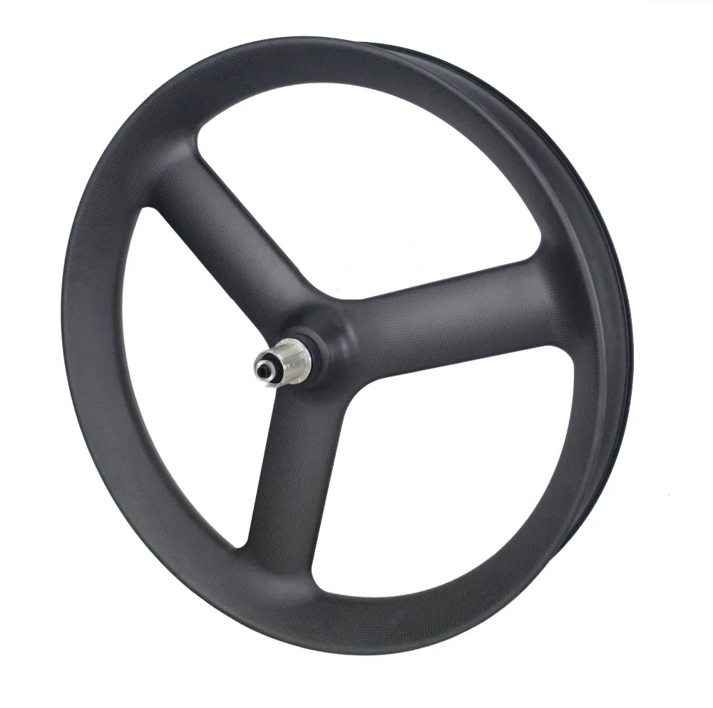 2020 MIRACLE Tri 3 Spok толстые велосипедные карбоновые колеса 90 мм трубчатые QR или Axle 26er