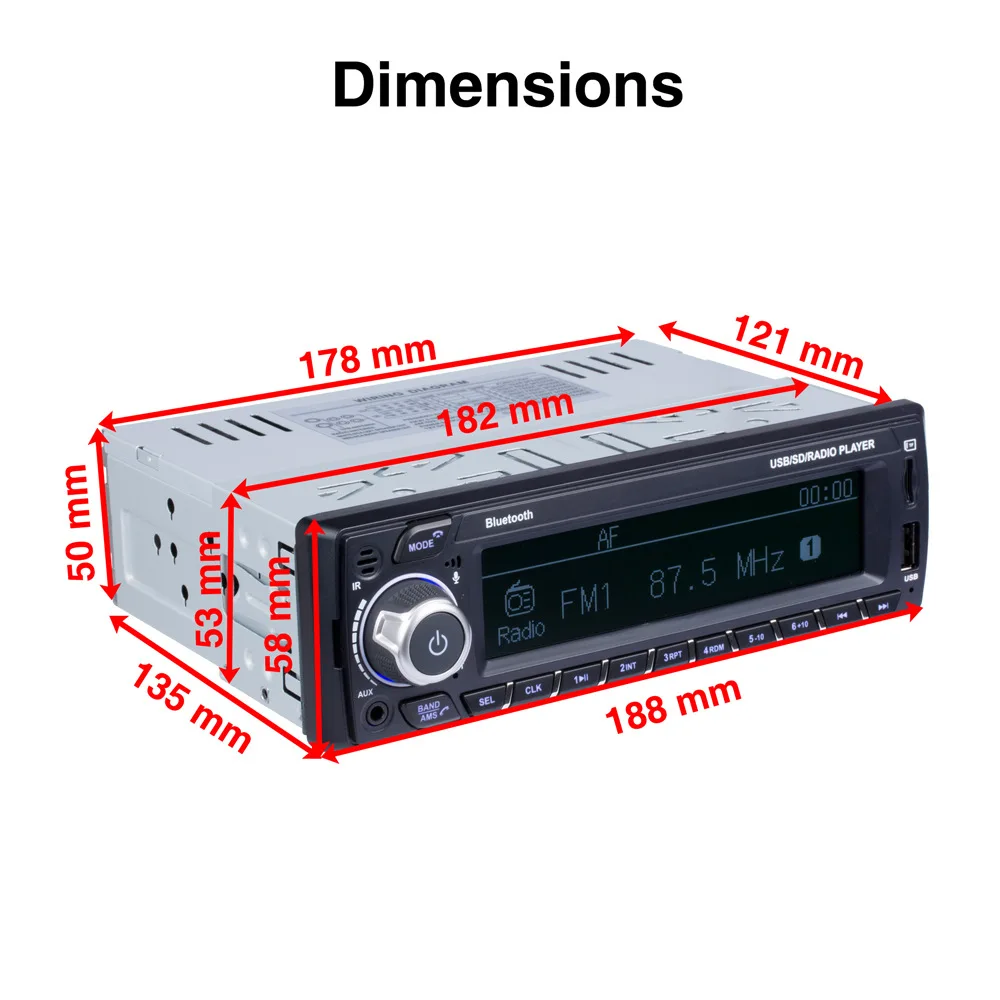 Автомобильный MP3 AUX адаптера SD карты включающим в себя гарнитуру блютус и