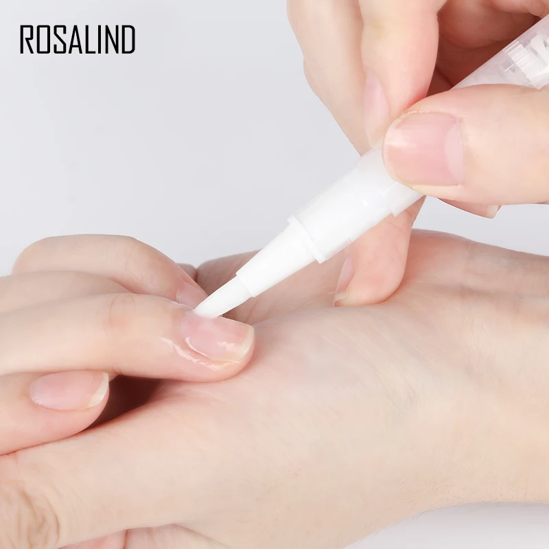 ROSALIND 3 мл Масло для кутикулы ногтей смягчитель ручка пластиковое мертвое