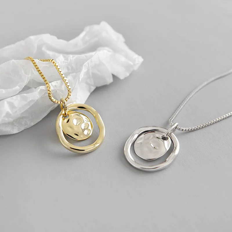 100% 925 стерлингового серебристый неправильной формы с вогнутой поверхностью