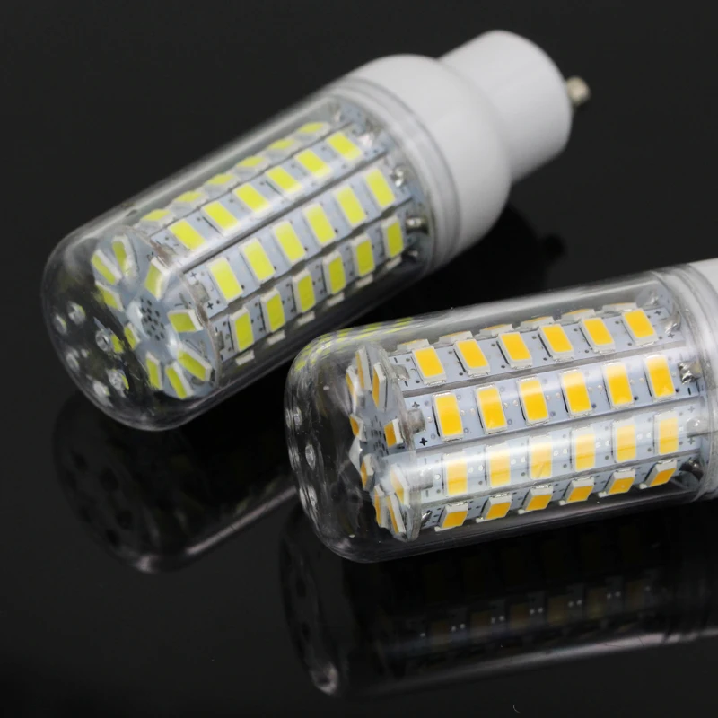 GU10 светодиодный кукурузы лампа лампы SMD5730 7 Вт 12 15 20 25 30 свет 220 V/110 V Высокое