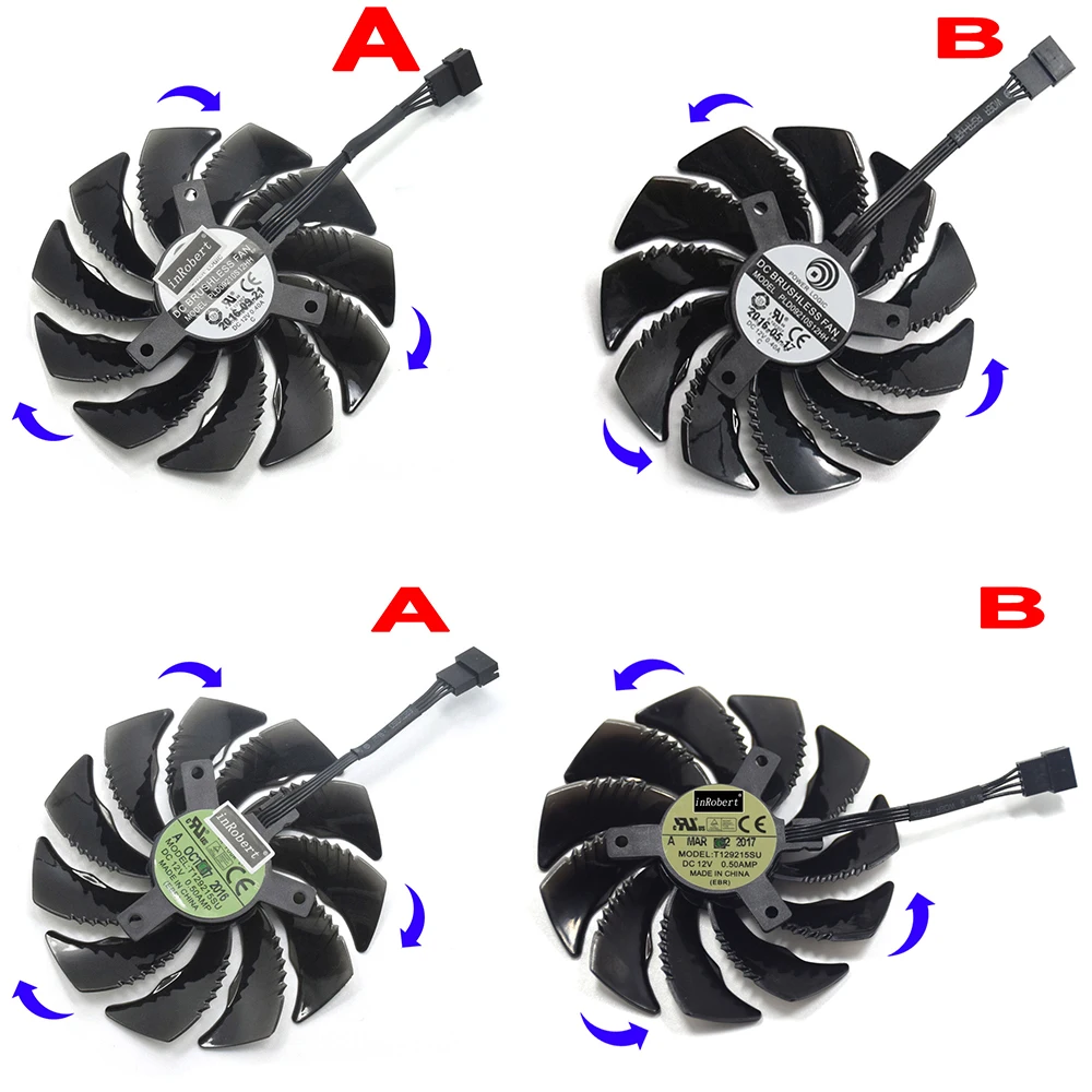 Кулер для игровой карты Gigabyte GTX1060 1050 1070 Ti RX 480 570 580|Кулеры и системы охлаждения